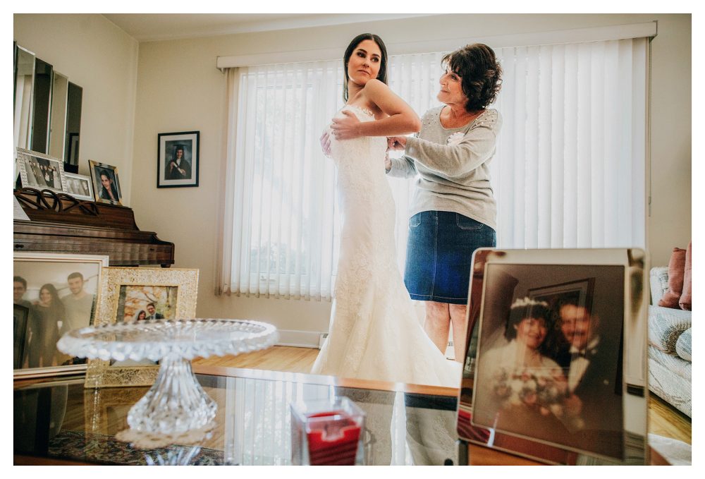 Two generations of wedding photos by Montreal documentary wedding photographer