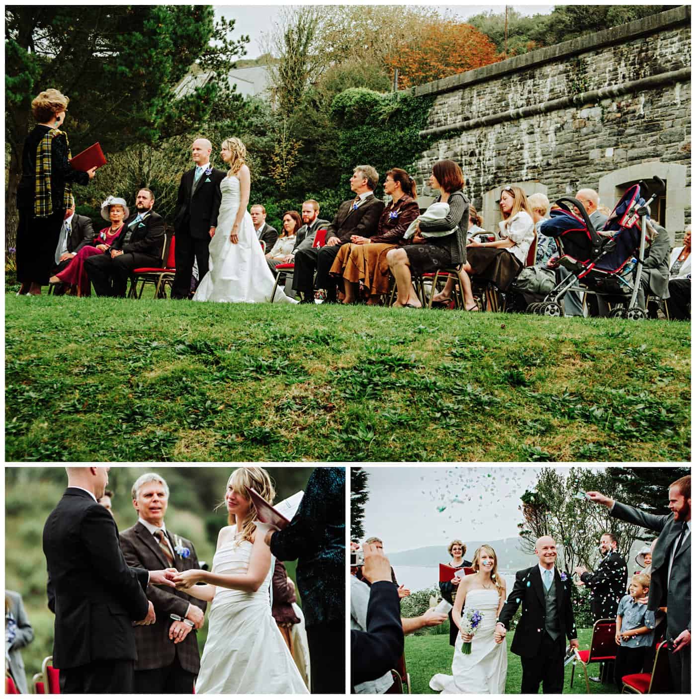 Polhawn Fort wedding