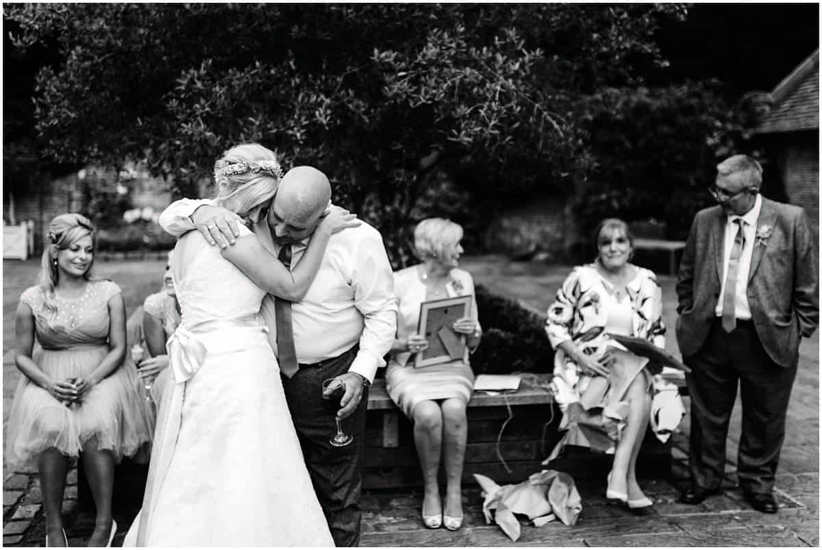 Shustoke Farm Barns documentary wedding photography